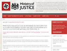 Tablet Screenshot of ministryofjustice.hmcourts-service.com